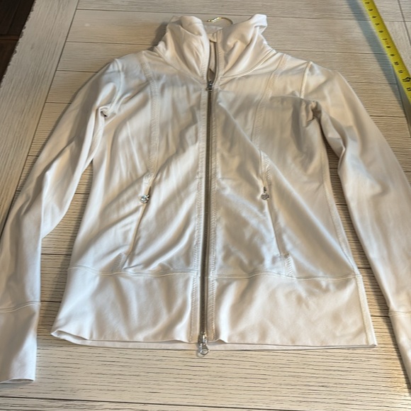 Lululemon Daily Yoga Jacket size 6 cream white - Picture 3 of 6